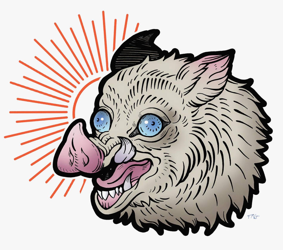 Inosuke Tattoo Flash By Playtag On Deviantart Inosuke Tattoo Flash By Playtag On Deviantart
