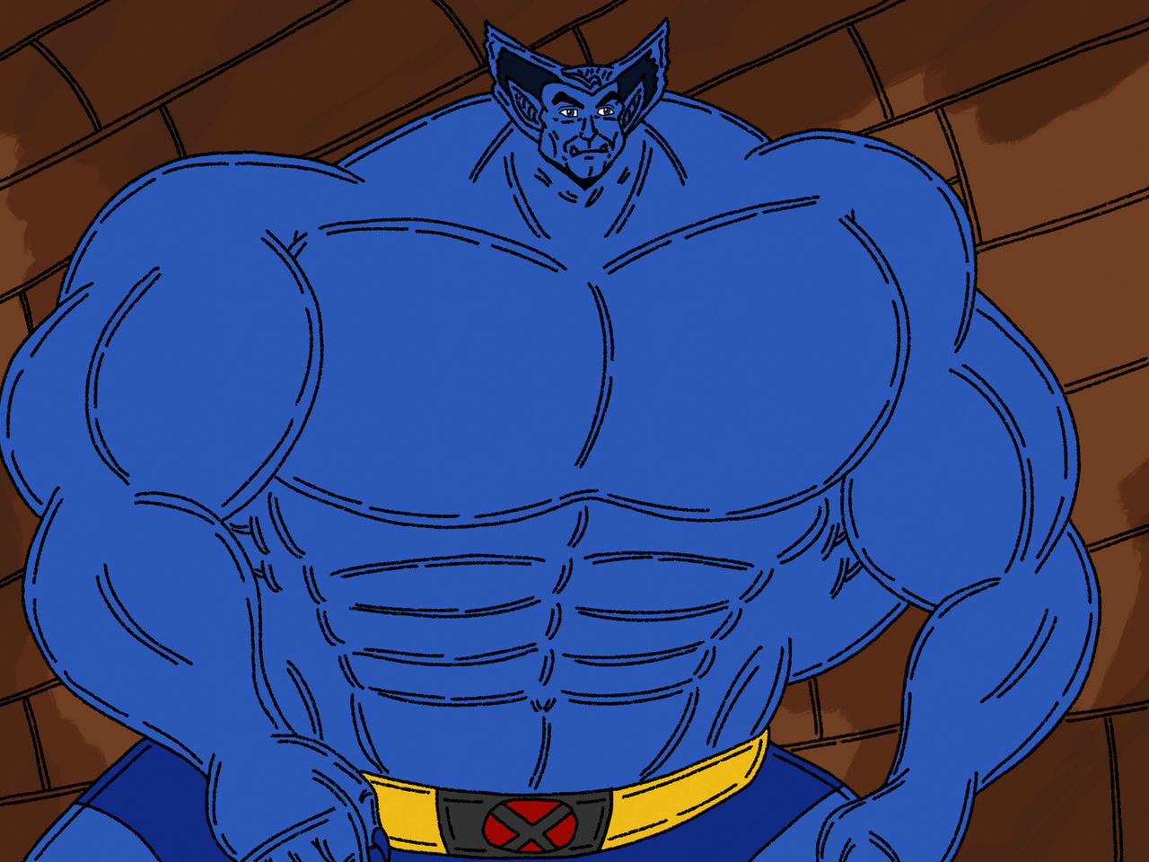 Beast X-Men Animated Series 1992-97 by MuscleRabbit9090 on DeviantArt