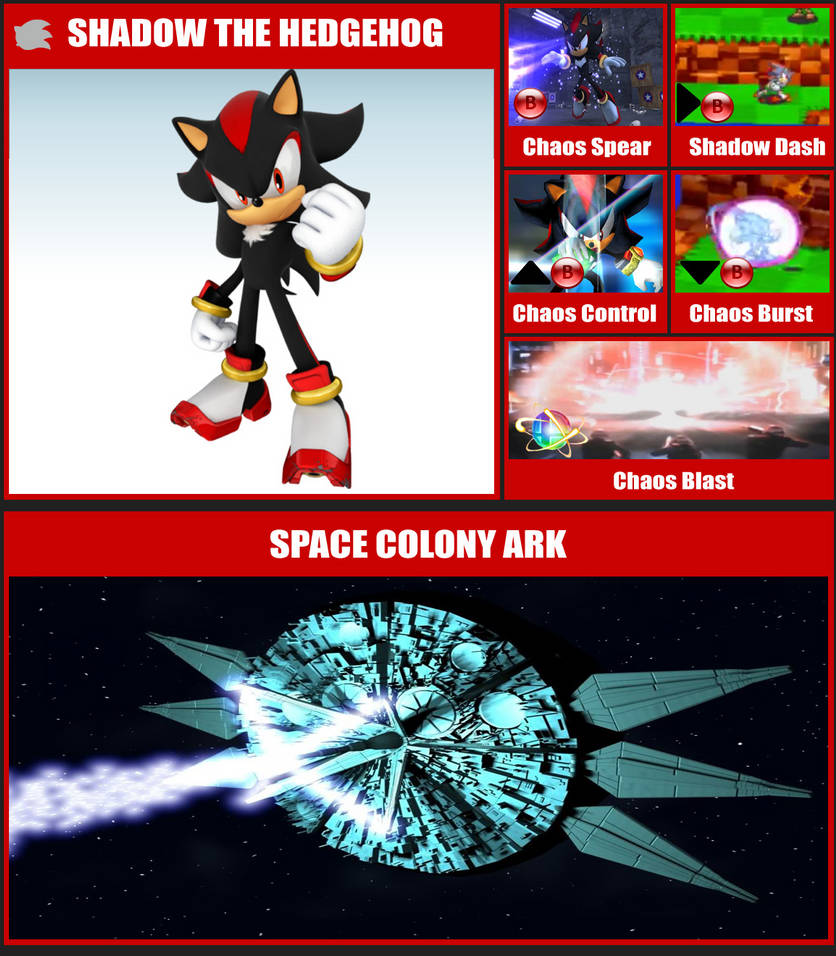 Ssb Shadow SSBR Moveset - Shadow the Hedgehog by TheDnDking on DeviantArt