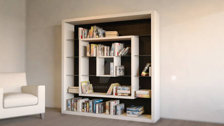 3D Library, Interior Design by Lelio Nuccio