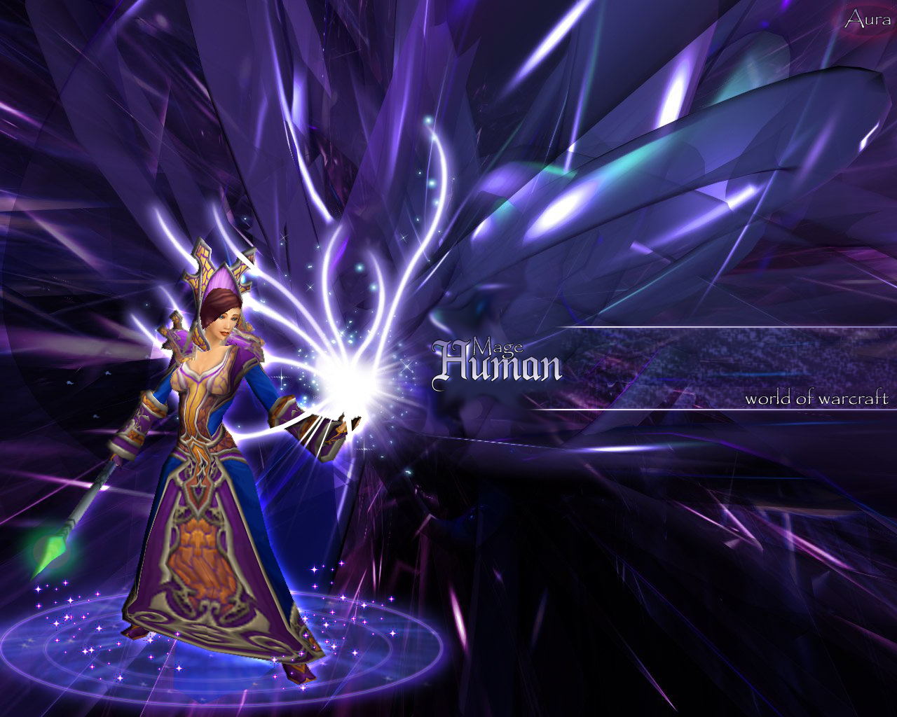 WoW Wallpaper Blue Mage by AuraRinoa on DeviantArt