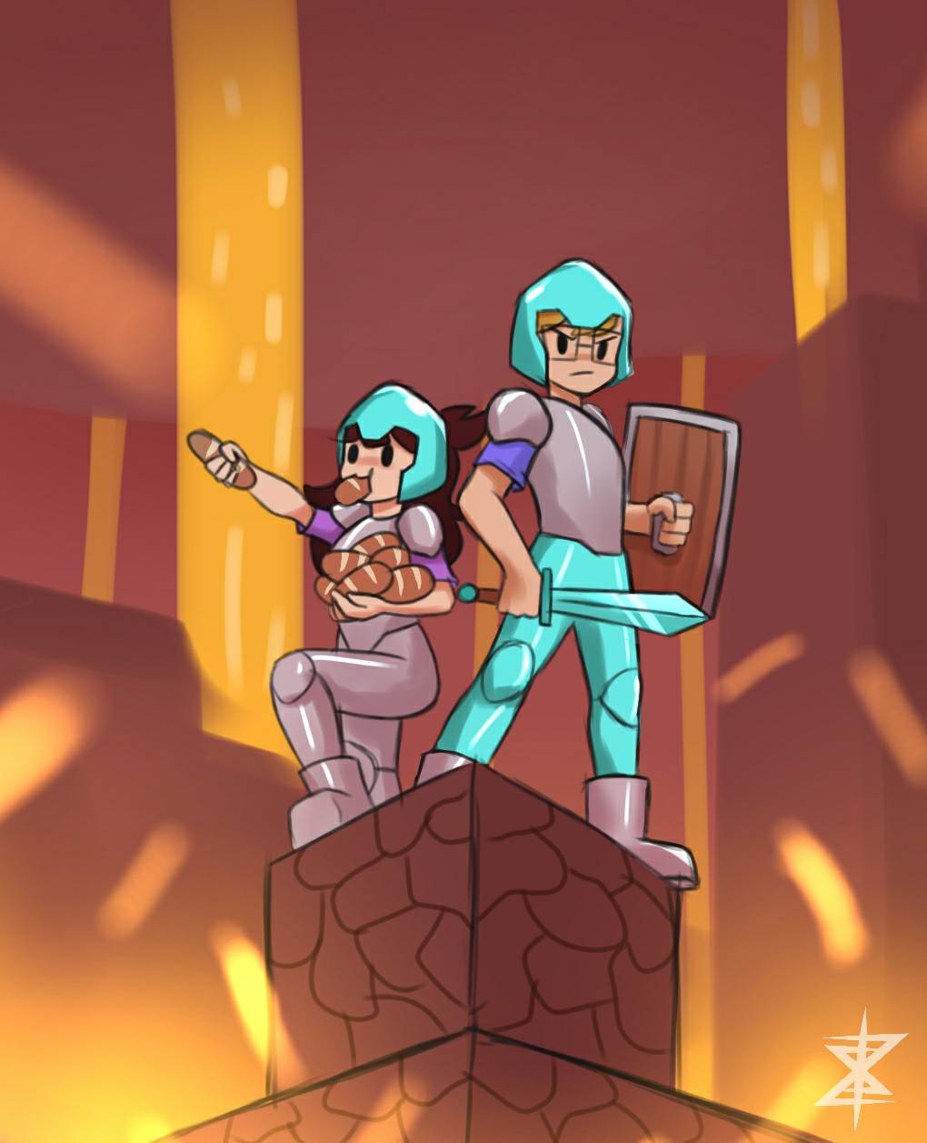 jaiden and carson minecraft by Dipzerange on DeviantArt jaiden and carson minecraft by Dipzerange on DeviantArt
