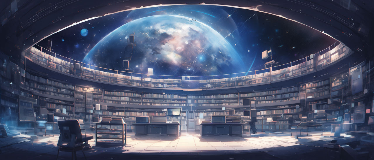 Galactic Library Galactic Library by RorySuzu on DeviantArt