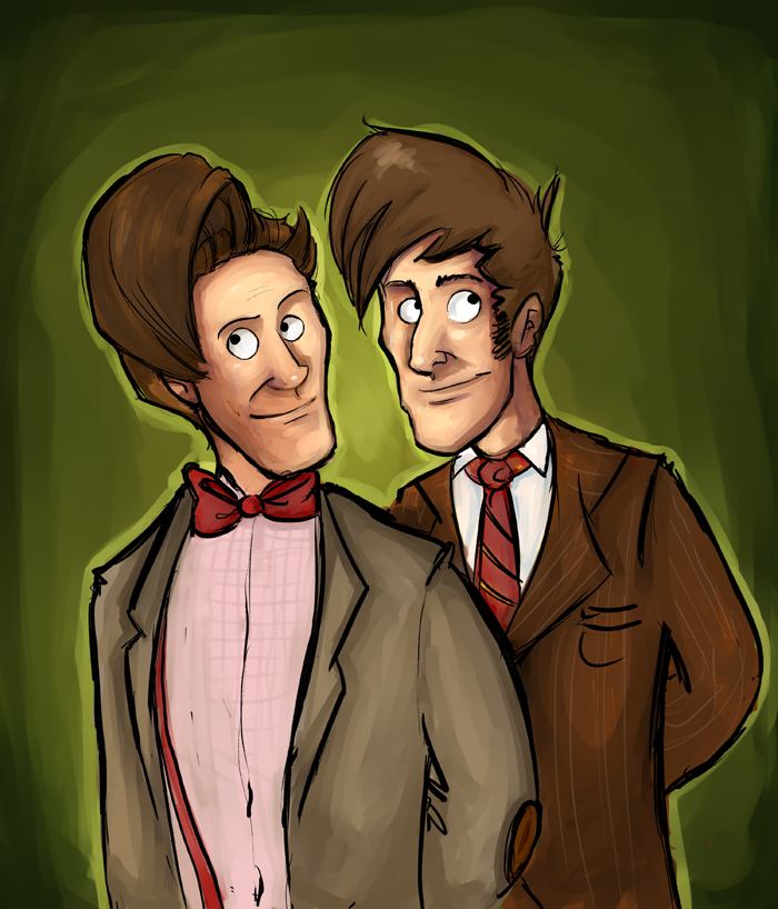 My Doctors have crazy hair by reaperfox