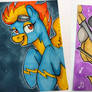 My Little Pony sketch cards - Octavia /  Spitfire!