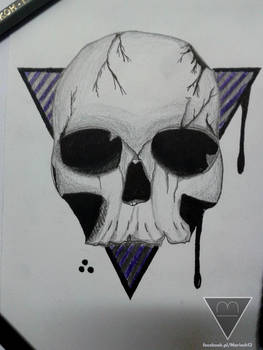 Skull drawing