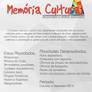 Panfleto Memoria Cultural