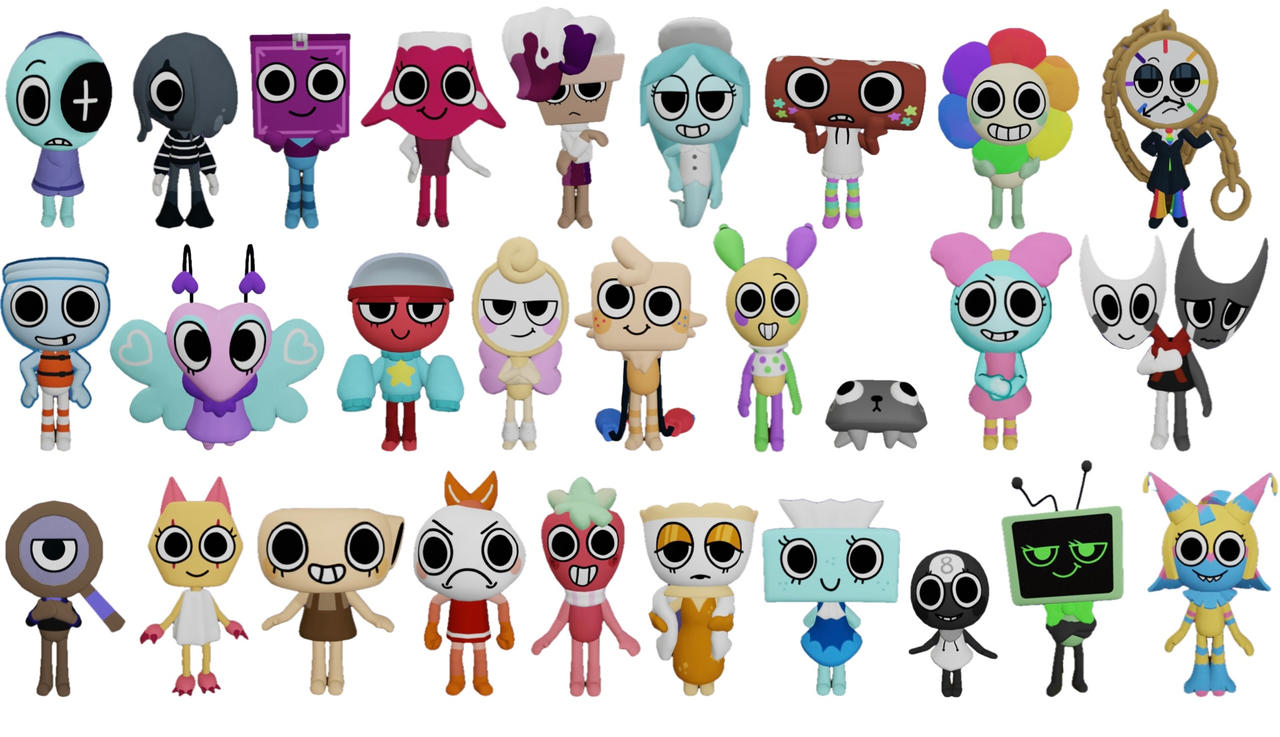 Dandys world all characters by Deinibro on DeviantArt