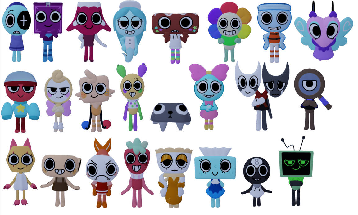 Deviantart Dandy Dandys world all characters by Deinibro on DeviantArt