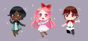Commission : Trio Chibi