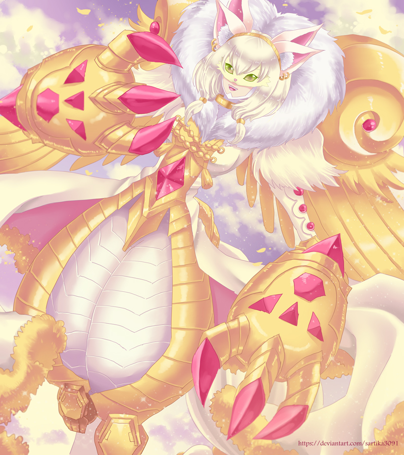 Angel digimon / Digimon anjo by Poketbiscuit on DeviantArt