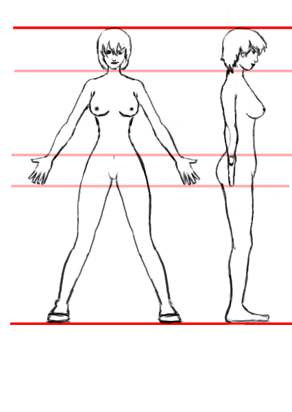 Woman model sheet