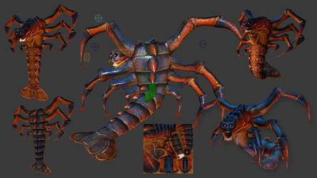 Death Claw Model Textured and Rigged