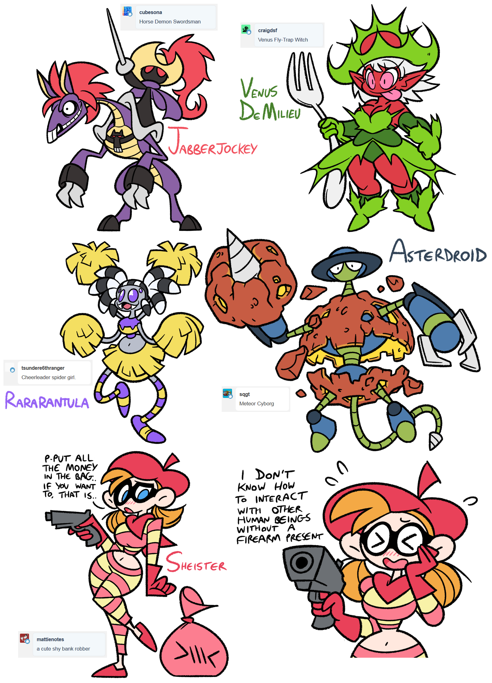 Character Design Prompts (September 2016)