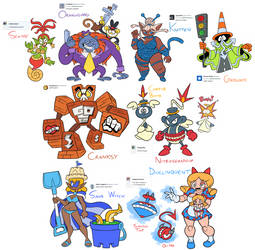 Character Design Prompts (June 2017) by Shenaniganza