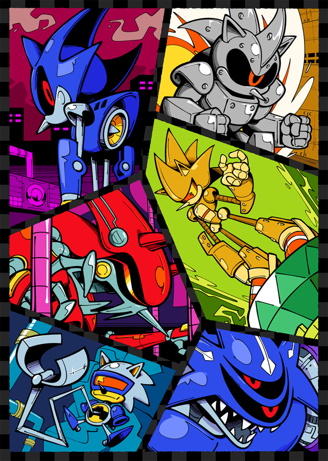 Super Neo Metal Sonic by moodyEquinox on DeviantArt