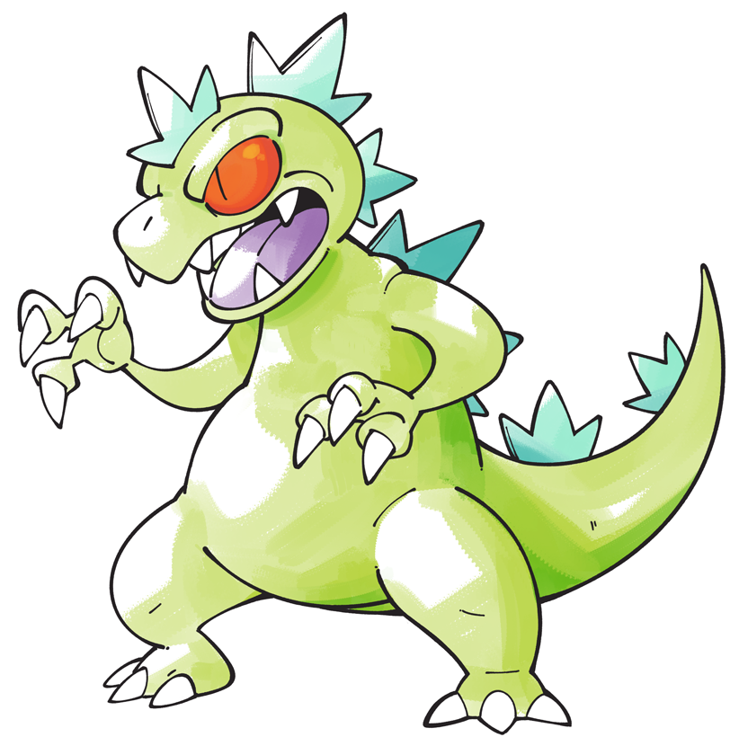 Pokemon-style Reptar