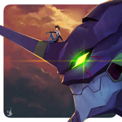EVA 01 Fanart Neon Genesis Evangelion