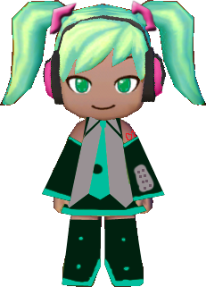 Hatsune Miku in MySims