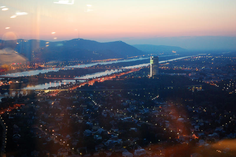 Vienna through the glass