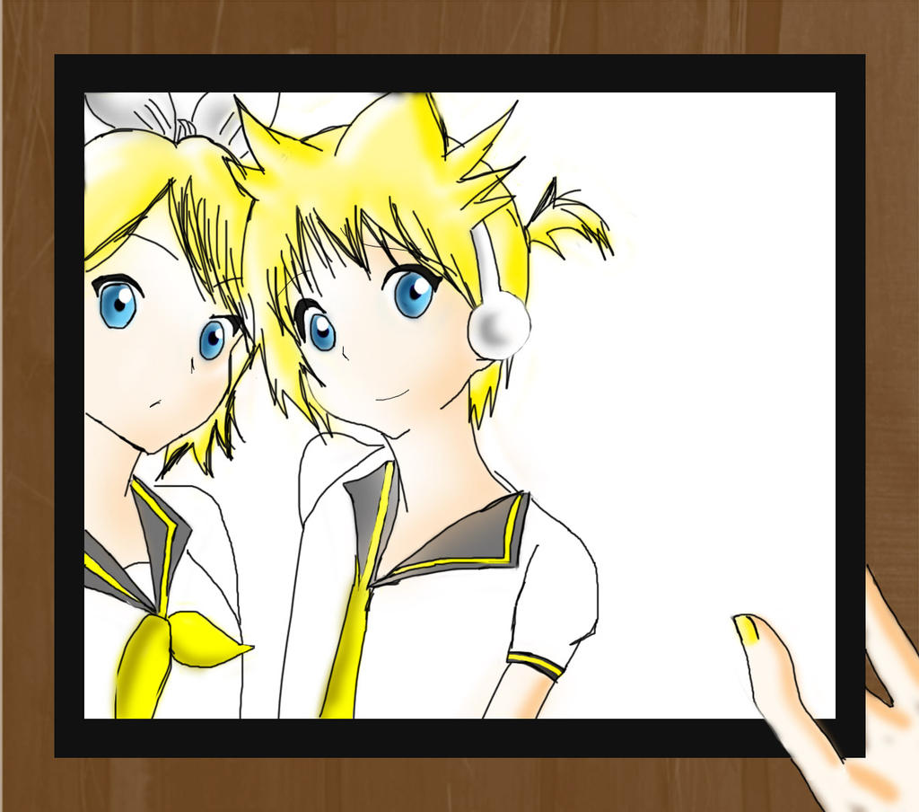 Rin and Len kagamine vocaloid