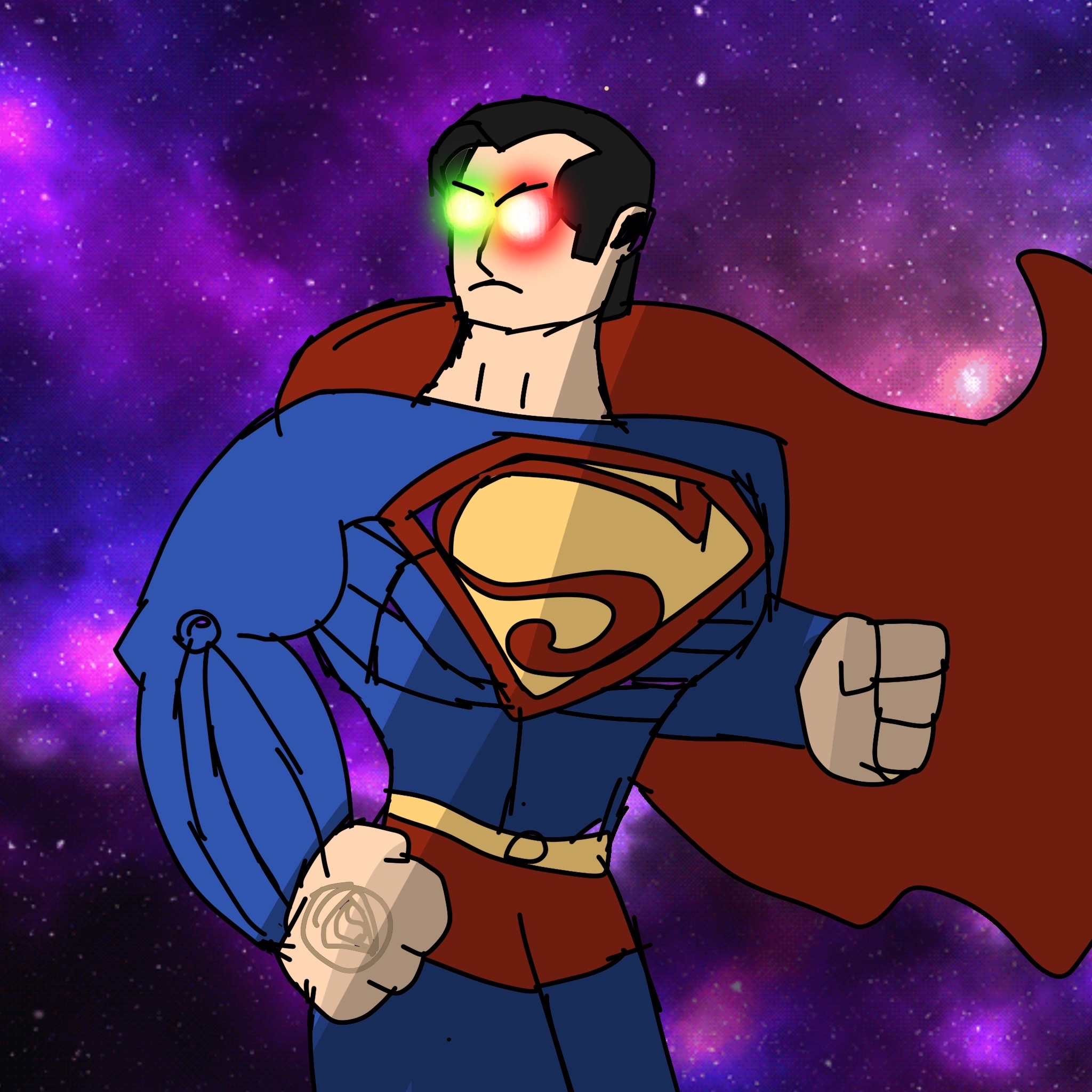 Drew cosmic armor superman by BonksZing231 on DeviantArt