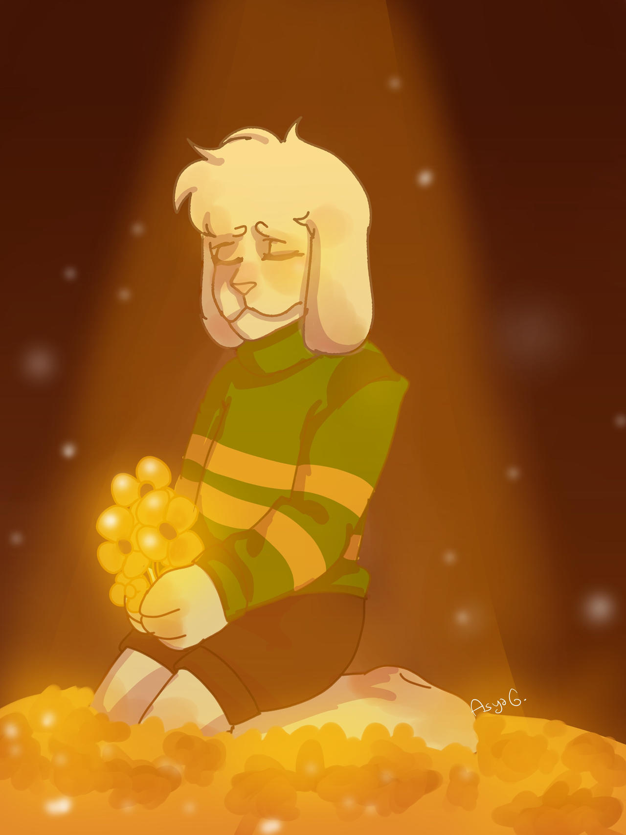 undertale - asriel by asialug on DeviantArt