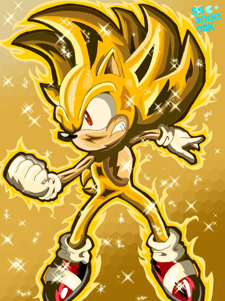 Super Sonic PNG by CoolTeon2000 on DeviantArt