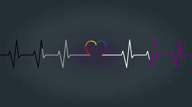 Asexual Heartbeat Wallpaper Desktop