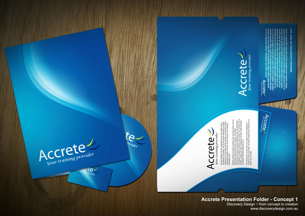 Accrete Presentation Folder