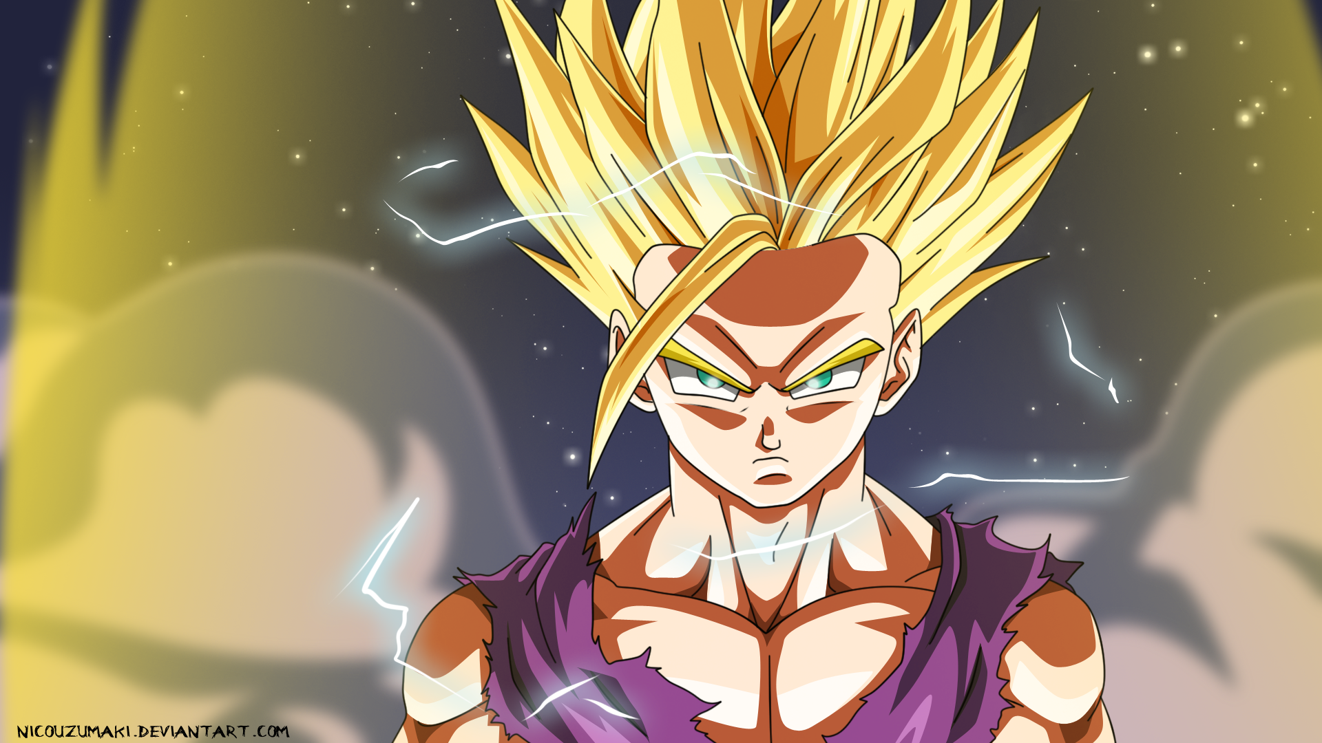 Gohan SSJ2 Wallpaper by juanimillonario on DeviantArt