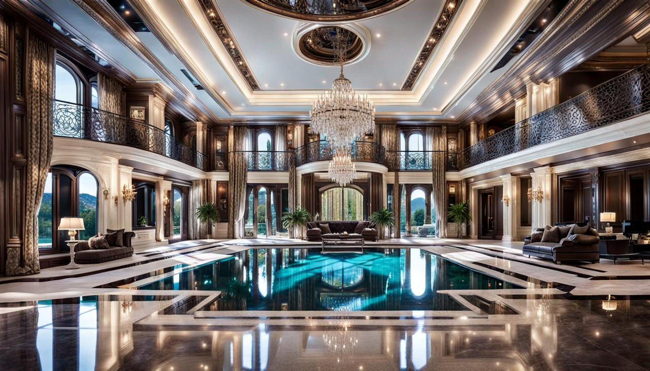 Extravagant Mansion (indoor pool) by VampireAp on DeviantArt