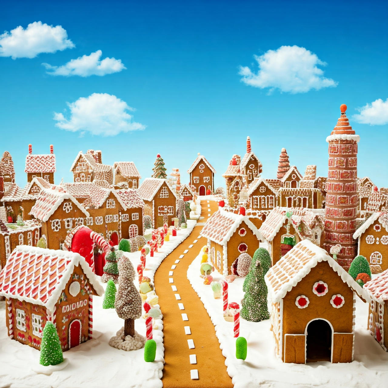 Gingerbread city by VampireAp on DeviantArt