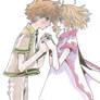 Syaoran and Sakura-Blush