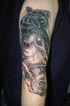 Horse Head by Nick Green @wrexham ink