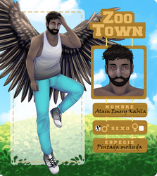 [OC] Alain - Ficha Zoo-Town