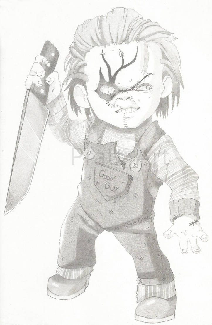 Chucky Y Rapper Drawing Chucky commission by Pratt-Art on DeviantArt