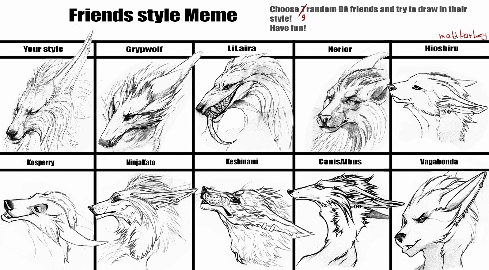 Friends Style Meme