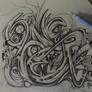 One Pen Graffiti sketch