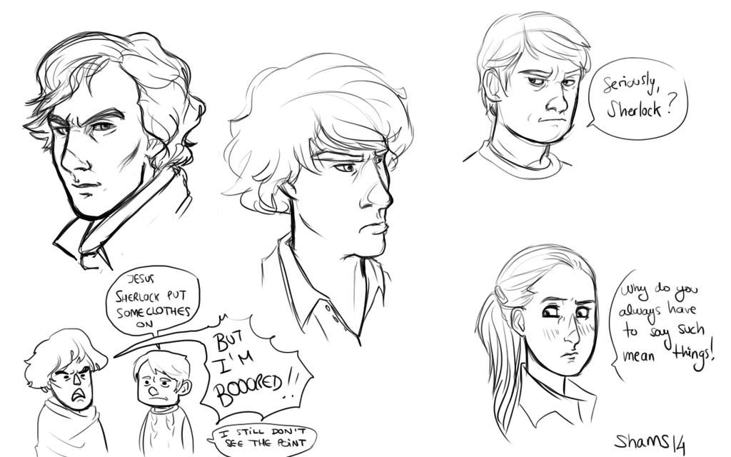 Sherlock Doodles