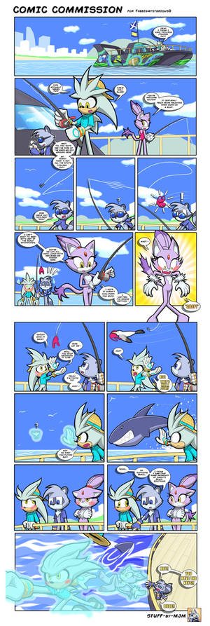 COMMISSION - Morning fishing with Blaze