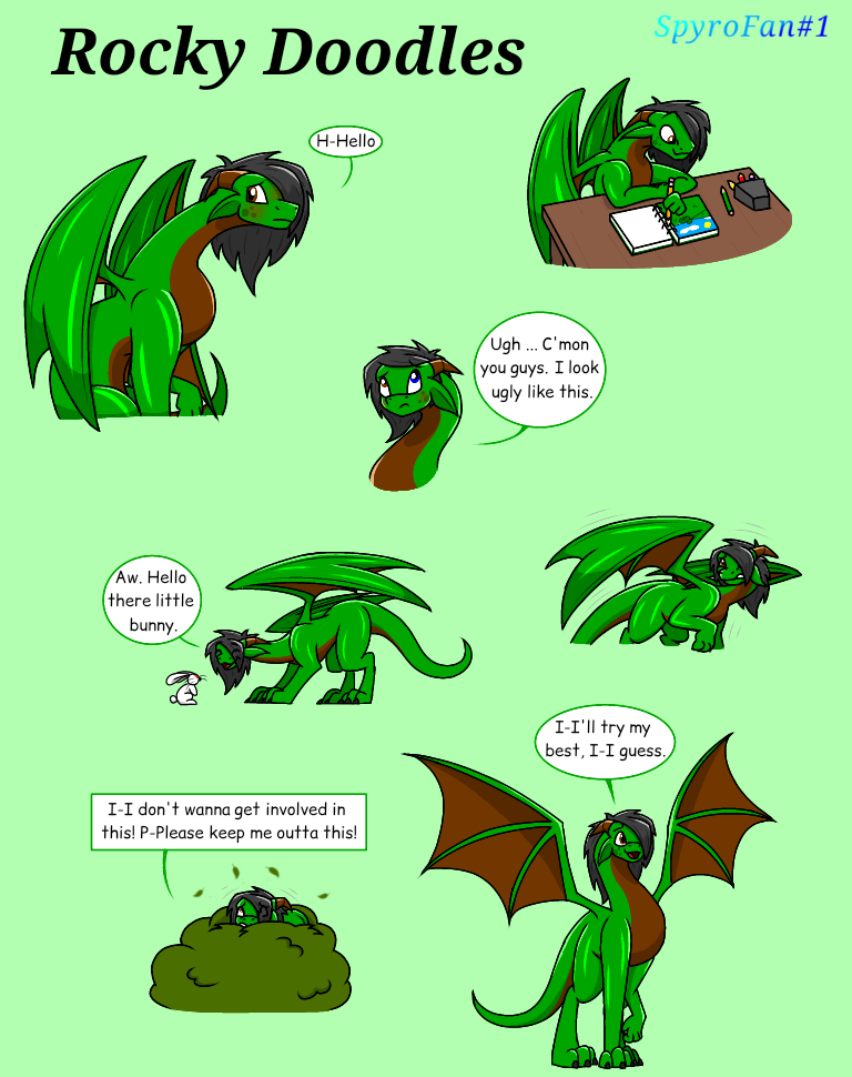 Rocky Doodles Colored