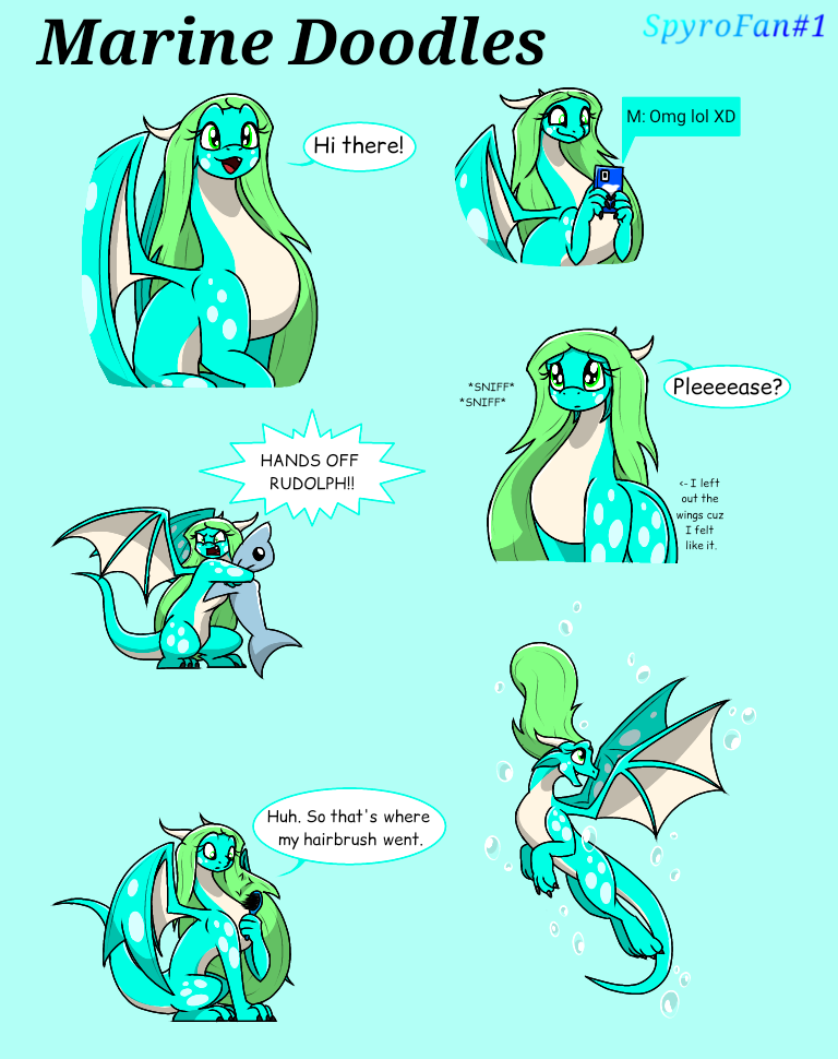 Marine Doodles Colored