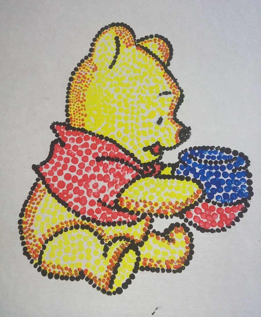 Winnie Puntillismo by Karontrix on DeviantArt Winnie Puntillismo by Karontrix on DeviantArt