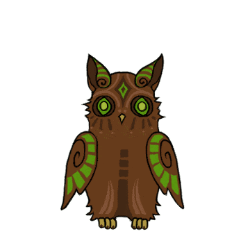 Leaf owl - shy