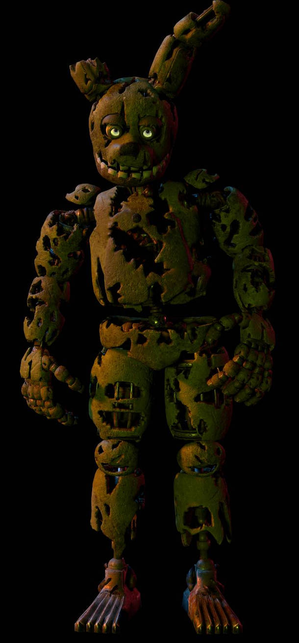 Spring Trap Render Simple Springtrap Render by ChrisAImDead on DeviantArt