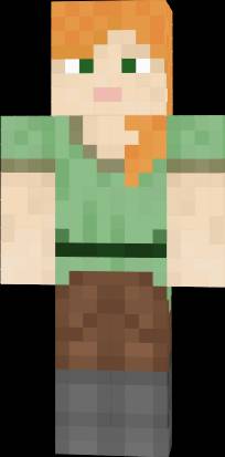 Minecraft Alex Normal Human Alex Full Body (Minecraft) by ChrisAImDead on DeviantArt