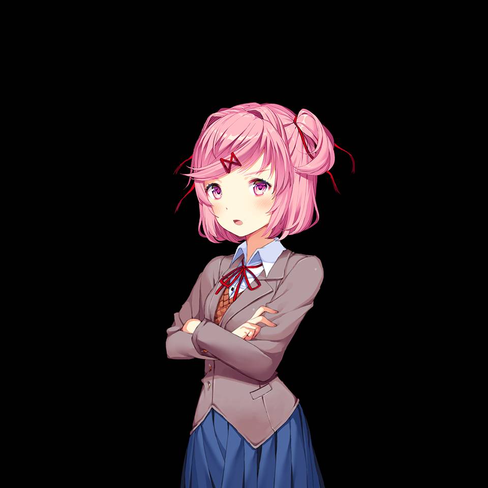 Natsuki Rigs Natsuki Sprite 5 (DDLC) by ChrisAImDead on DeviantArt
