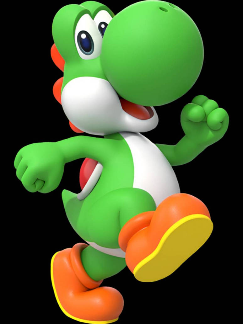 Yoshi R Front View Yoshi Render by ChrisAImDead on DeviantArt