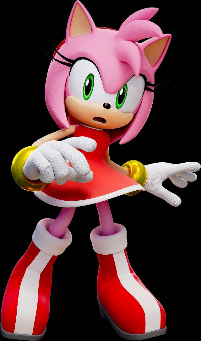 Amy Rose Render by ChrisAImDead on DeviantArt